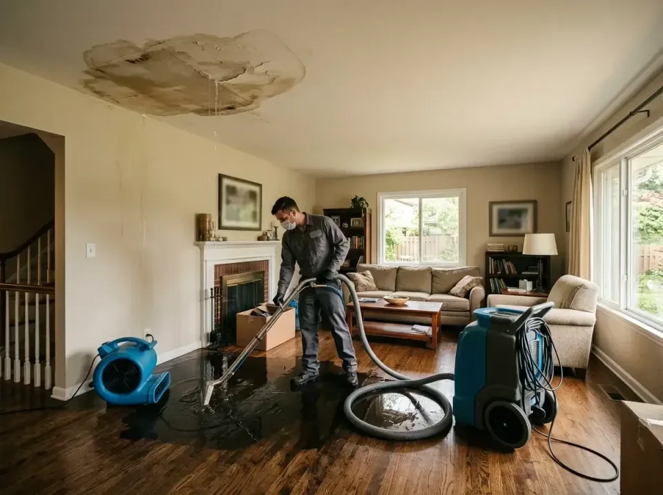 attic-pipe-burst-ceiling-drip-008 — frequently asked questions, Water Damage Restoration & Carpet Care in Long Beach, CA
